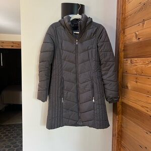 Tommy Hilfiger Women's Charcoal Winter Parka Coat